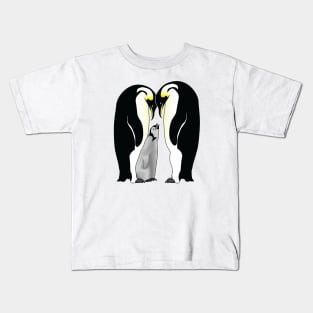 Penguin Family Kids T-Shirt